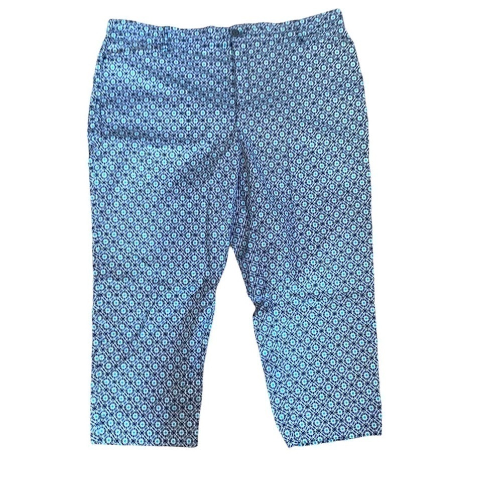Khakis & Company Classic Apparel Cotton Blend Capris Size 18